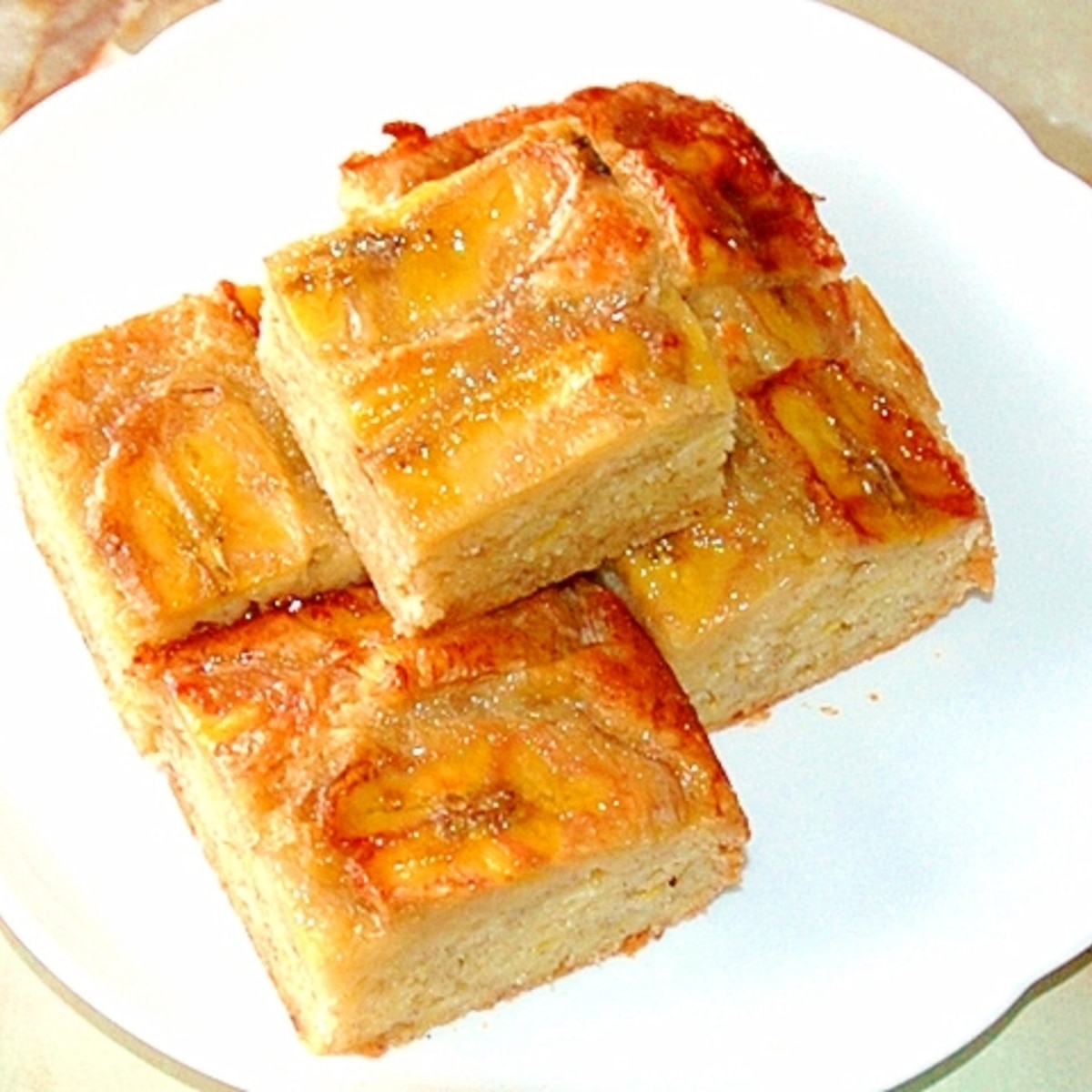 余ったバナナの大量消費に バナナのスクエアケーキ レシピ 作り方 By Torezu 楽天レシピ